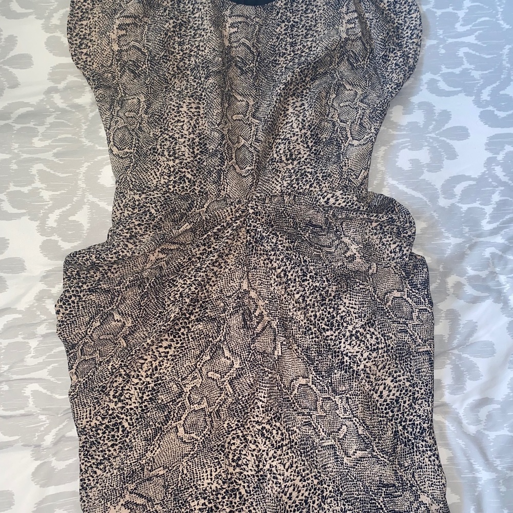 Guess snake print dress size 8